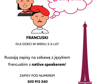 Francuski dla dzieci w wieku 3-6 lat