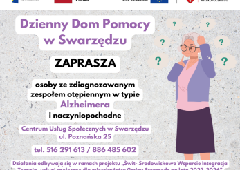 Osoby z zespołem otępiennym - wsparcie 
