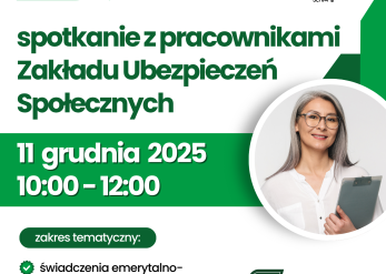 Spotkanie z pracownikami ZUS-u dla seniorów