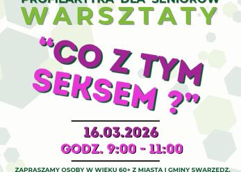 Warsztaty pt. „Co z tym seksem?”
